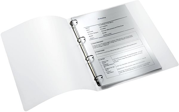 Ring Binder Leitz WOW A4 25mm White Features/technology