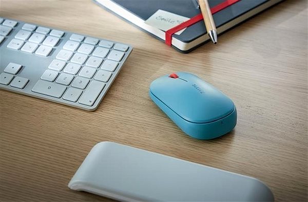 Myš Leitz Cosy Wireless Mouse, modrá Lifestyle