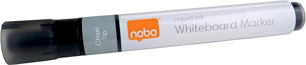 Popisovač Nobo Liquid Ink Whiteboard Pens Chisel Tip, čierny – balenie 10 ks Screen