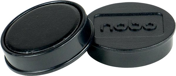 Mágnes Nobo 30 mm, fekete - 4 darabos csomag ...