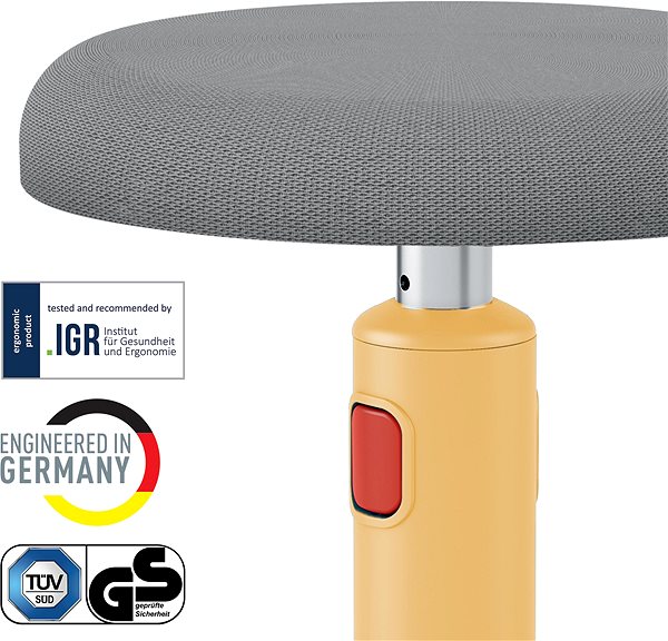 Office Chair LEITZ ERGO Cosy yellow ...