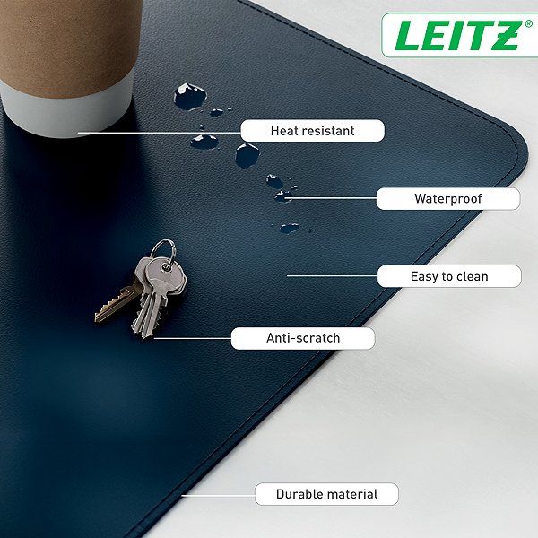 Mauspad LEITZ 40 x 80 cm, blau ...