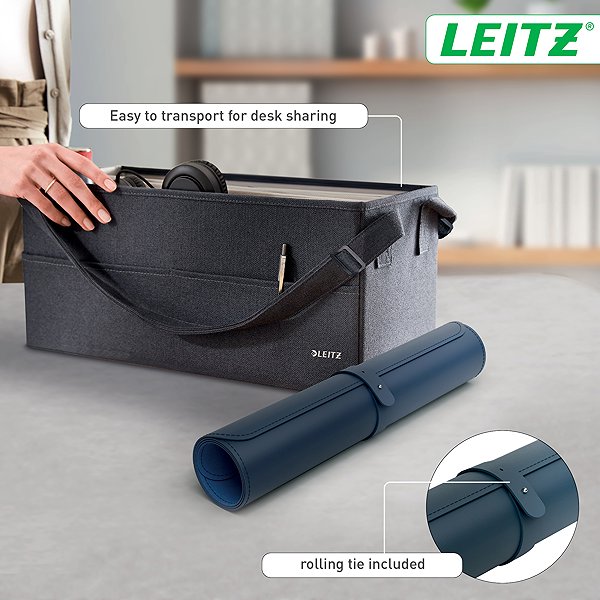 Mauspad LEITZ 40 x 80 cm, blau ...