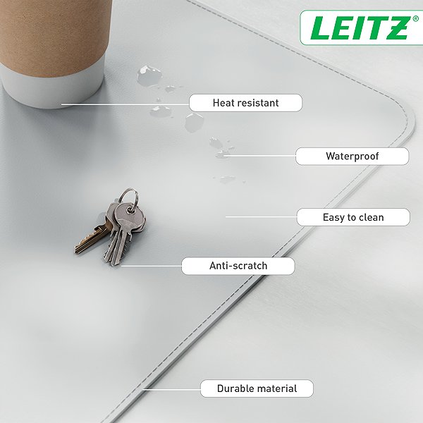 Mauspad LEITZ 40 x 80 cm, hellgrau ...