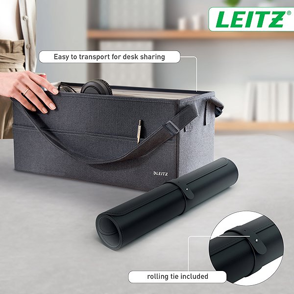 Mouse Pad LEITZ 40 x 80 cm, black ...