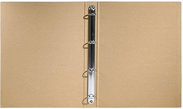 Arch Folder LUMA A4 4-ring binder, ECO kraft ...