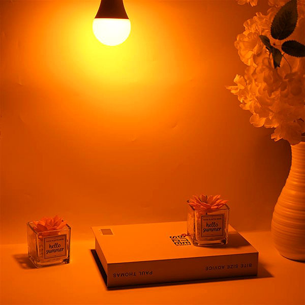 LED bulb LuDream Amber 9 W, without blue component (E27) .