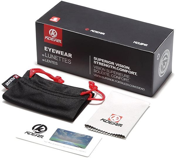Sluneční brýle KDEAM Lead 2 Red / Gray ...