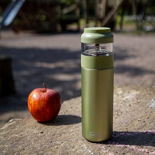 Thermos Lurch Portable Thermo Bottle with Strainer for Tea - 400ml Green Tea Lifestyle