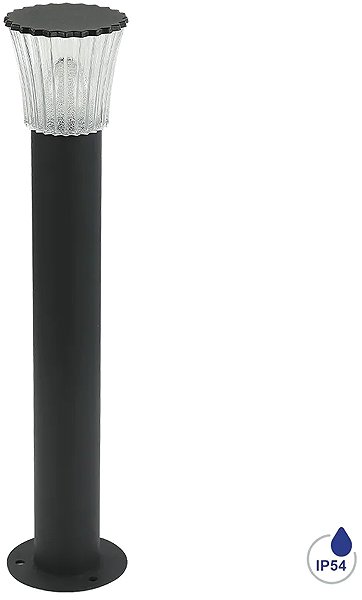 Gartenbeleuchtung Luxera Prezent Avento LED 5 W IP54, Garten-Säulenleuchte, schwarz ...
