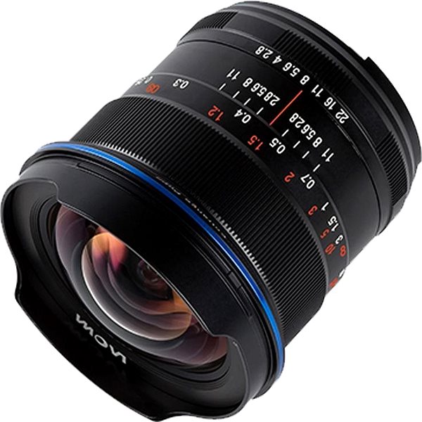 Objektív Laowa 12 mm f/2,8 Zero-D (Black) Nikon Bočný pohľad