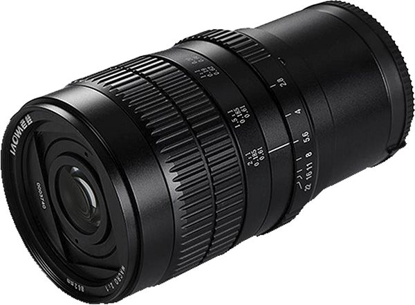 Objektív Laowa 60 mm f/2,8 2X Ultra-Macro Nikon Bočný pohľad