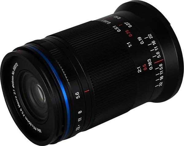 Objektív Laowa 85 mm f/5,6 2X Ultra-Macro APO Nikon Bočný pohľad