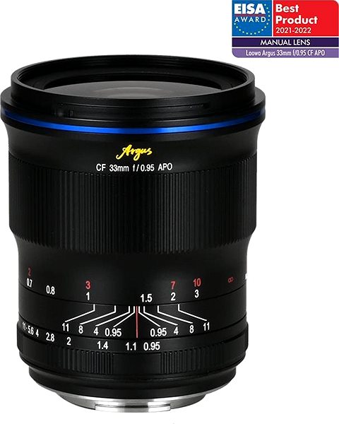 Objektív Laowa Argus 33 mm f/0,95 CF APO Nikon Screen