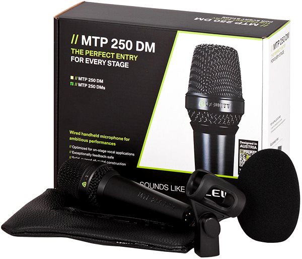 Microphone LEWITT MTP 250 DMs Package content