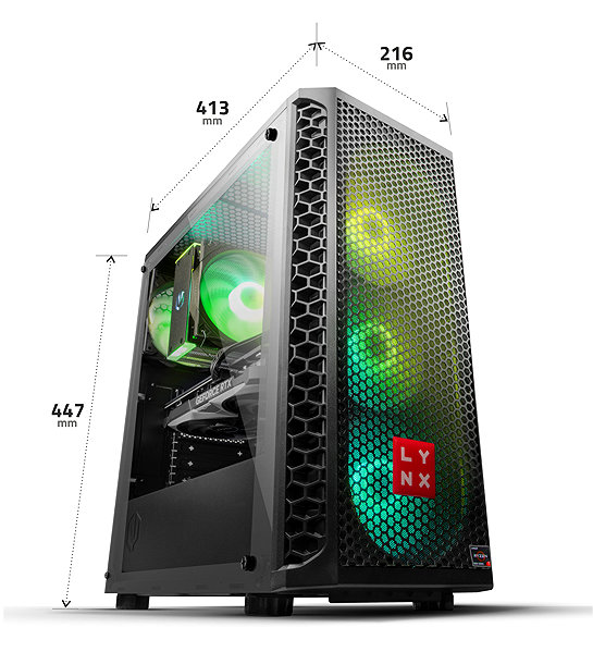 Gaming PC LYNX Challenger Ryzen 7 RTX 5060 ...