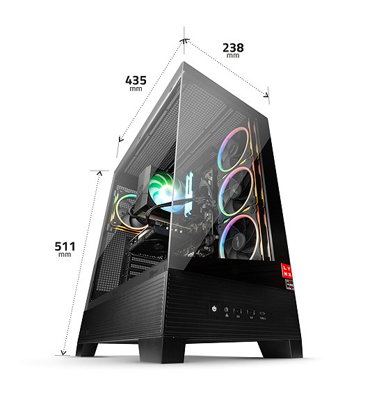 Gaming PC LYNX Challenger Ryzen 7 RTX 5070 ...