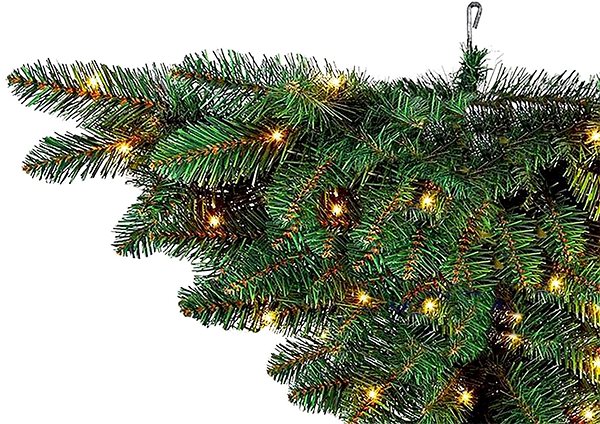 Műfenyő LAALU SIRIUS függő karácsonyfa LED világítással - 120 cm ...