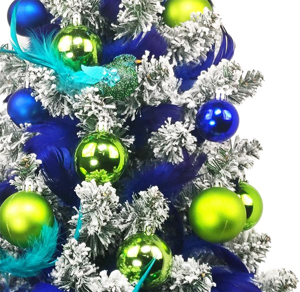 Vianočný stromček LAALU Ozdobený stromček FAREBNÁ FANTÁZIA 60 cm  so 44 ks ozdôb a dekorácií s LED OSVETLENÍM ...