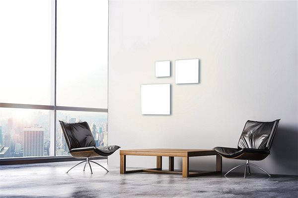 Ceiling Light Leuchten Direkt 15551-16 - LED Dimmable Ceiling Light CANVAS, LED/24W/230V + Remote Control Lifestyle