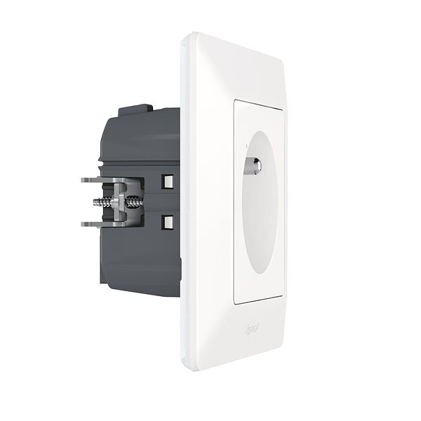 Smart Socket Legrand Valena Life With Netatmo Socket 2P+T White Lateral view