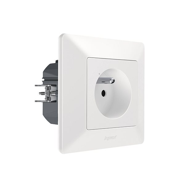 Smart Socket Legrand Valena Life With Netatmo Socket 2P+T White Lateral view