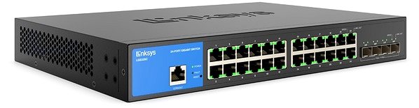 Switch Linksys 24-Port Managed Gigabit + 4 SFP+ Ports ...