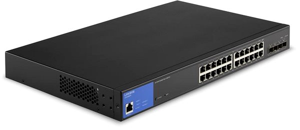 Switch Linksys 24-Port Managed PoE+ Gigabit + 4 SFP+ Ports ...