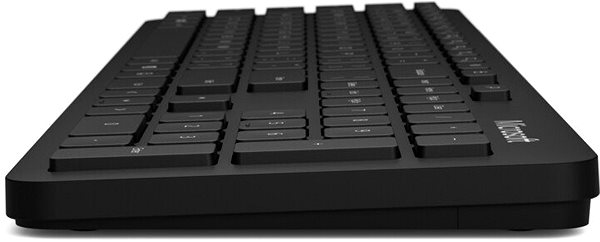 Tastatur Microsoft Bluetooth Keyboard ENG, schwarz Seitlicher Anblick