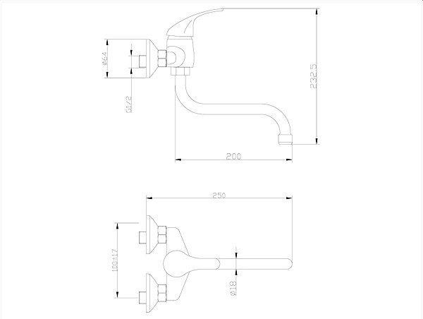 Tap BALLETTO 81014 Technical draft
