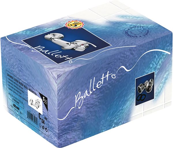 Vodovodní baterie BALLETTO baterie sprchová, 100mm, 81106 Obal/krabička