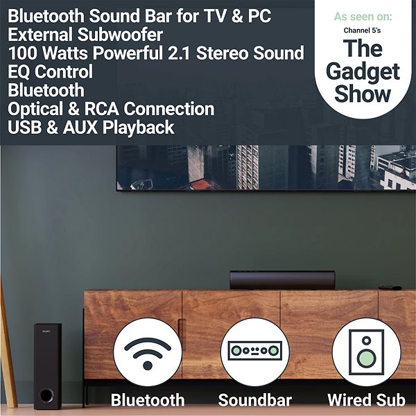 Sound Bar MAJORITY AUDIO Bowfell Plus ...
