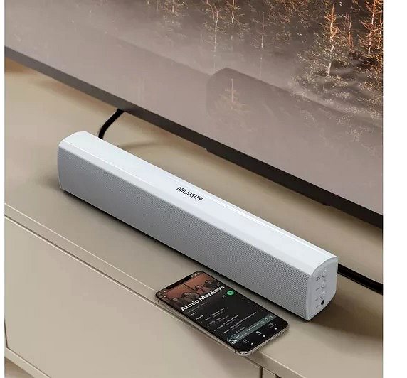 Sound Bar Majority Bowfel white, compact soundbar ...