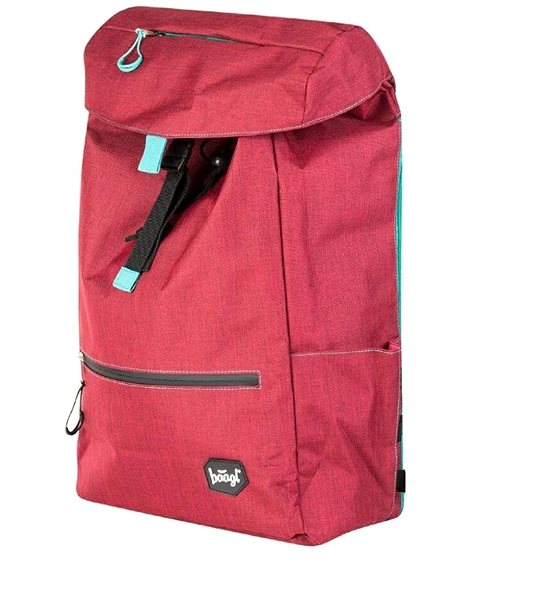 City Backpack Baagl Red Side view