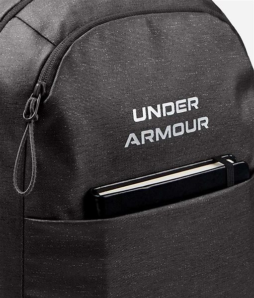 Mestský batoh Under Armour Hustle Signature Backpack- GREY Vlastnosti/technológia