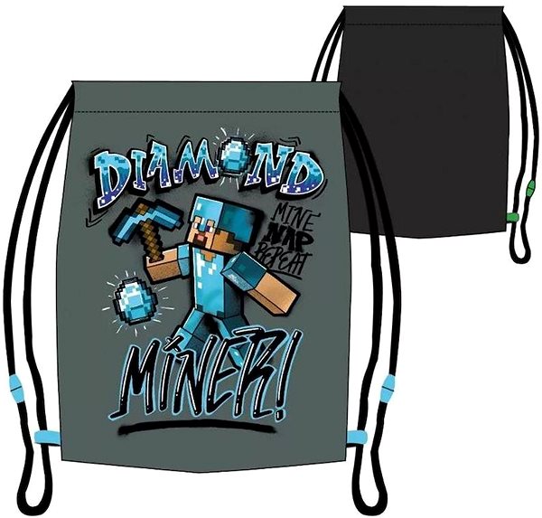Vak na chrbát Minecraft Diamond Miner ...