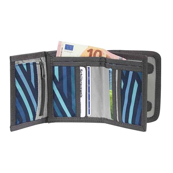 Wallet coocazoo CashDash, Zebra Stripe Blue .