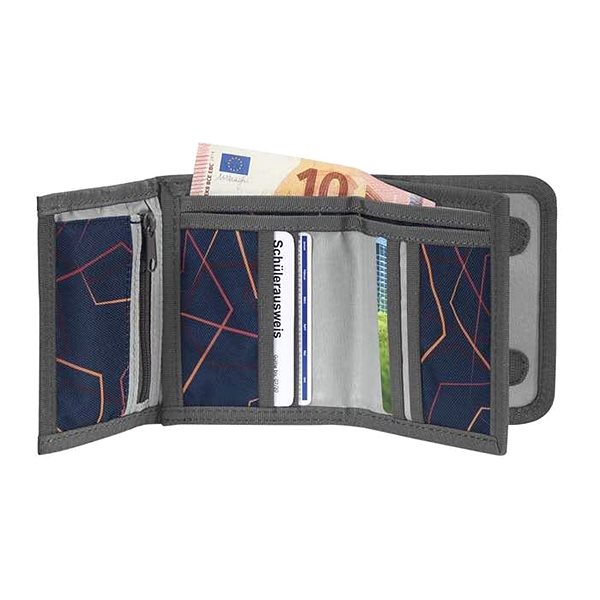 Wallet coocazoo CashDash, Laserbeam Plum .