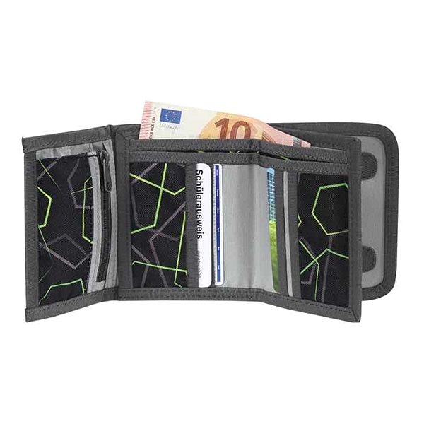 Coocazoo CashDash Wallet, Laserbeam Black .