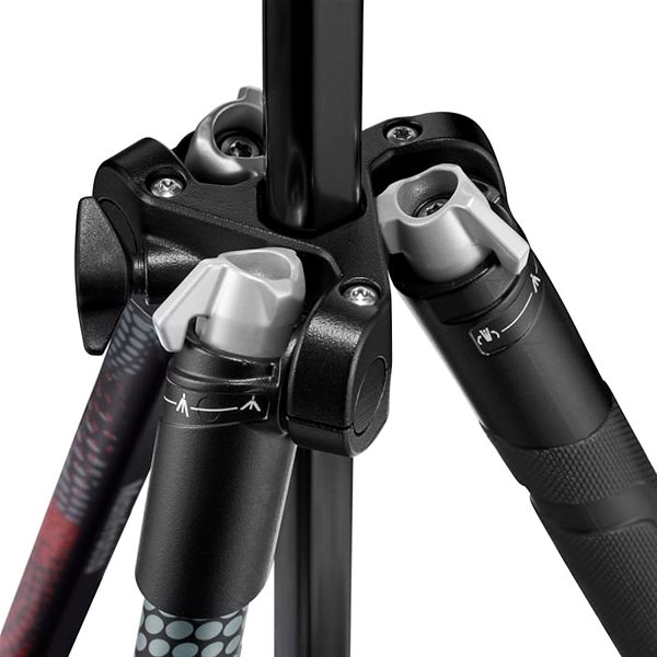 Tripod Manfrotto Element MII Aluminium, Red, 4 Sec, BH Features/technology