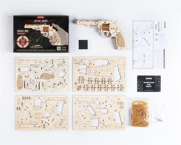 Building Set Manboxeo 3D Wooden Revolver ...