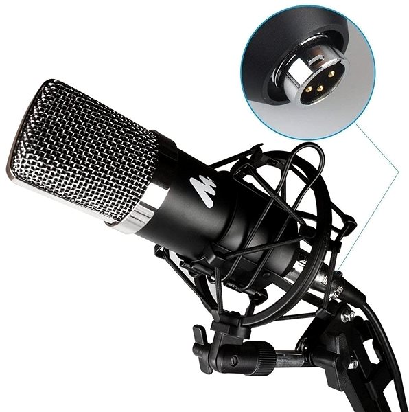 Mikrofon MAONO MKIT-XLR Anschlussmöglichkeiten (Ports)