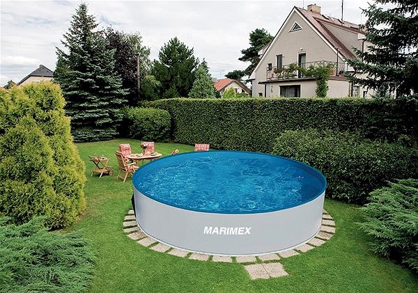 Bazén MARIMEX Bazén Orlando 3,66 × 0,91 m vrátane skimmeru, biely motív ...