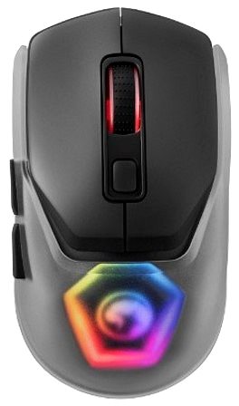 Gaming Mouse MARVO Fit Pro G1 Omron Switch Wireless, Space Grey Screen