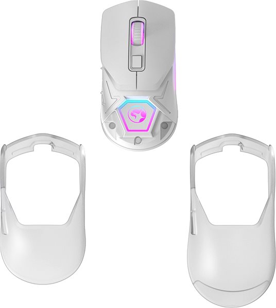 Gaming Mouse MARVO Fit Pro G1W Omron Switch Wireless, White ...