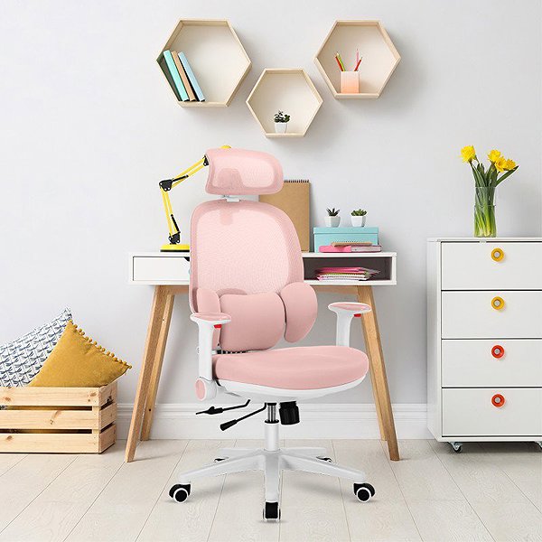 Children’s Desk Chair MARK ADLER Swivel chair Junior 6.3 pink ...