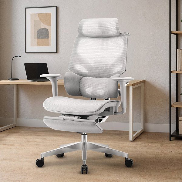 Office Chair MARK ADLER Expert 8.7, swivel, gray mesh ...