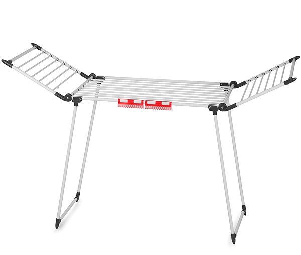 Massido Debora standing folding clothes dryer, white .