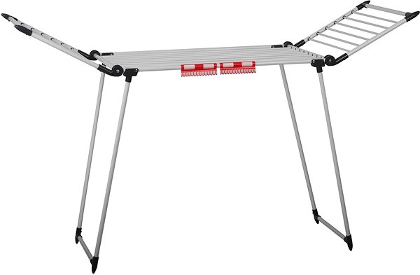 Massido Debora standing folding clothes dryer, white .