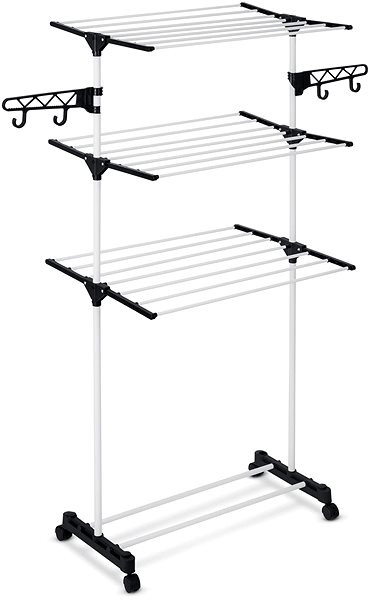 Massido Delia folding clothes dryer, white .